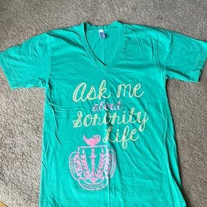 Sorority Panhellenic T-shirt - size small